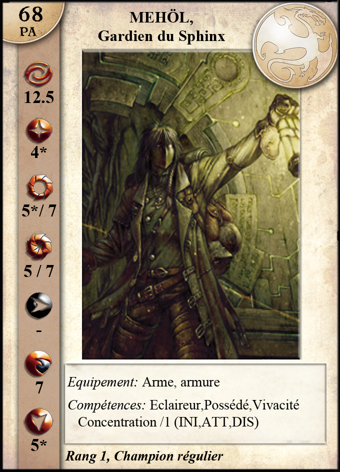 Mehöl, Gardien du Sphinx